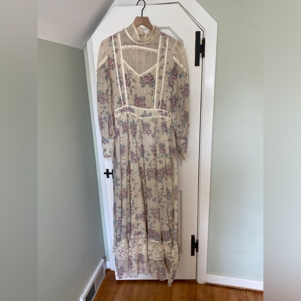 1970’s Gunne Sax full length dress